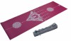 Коврик для йоги 2.5 мм пурпурный в сумке с ремешком FT-TYM025-PP - магазин СпортДоставка. Спортивные товары интернет магазин в Дербенте 