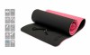 Коврик для йоги 10 мм двухслойный TPE черно-розовый FT-YGM10-TPE-BPNK - магазин СпортДоставка. Спортивные товары интернет магазин в Дербенте 