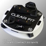 Виброплатформа Clear Fit CF-PLATE Compact 201 WHITE  - магазин СпортДоставка. Спортивные товары интернет магазин в Дербенте 