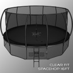 Каркасный батут Clear Fit SpaceHop 16Ft - магазин СпортДоставка. Спортивные товары интернет магазин в Дербенте 