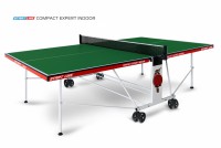 Теннисный стол для помещения Compact Expert Indoor green proven quality 6042-21 s-dostavka - магазин СпортДоставка. Спортивные товары интернет магазин в Дербенте 