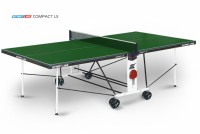 Теннисный стол для помещения Compact LX green усовершенствованная модель стола 6042-3 s-dostavka - магазин СпортДоставка. Спортивные товары интернет магазин в Дербенте 