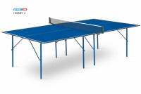 Теннисный стол для помещения swat Hobby 2 blue любительский стол для использования в помещениях 6010 s-dostavka - магазин СпортДоставка. Спортивные товары интернет магазин в Дербенте 