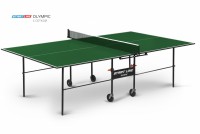 Теннисный стол для помещения black step Olympic green с сеткой для частного использования 6021-1 s-dostavka - магазин СпортДоставка. Спортивные товары интернет магазин в Дербенте 