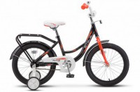 Детский велосипед Stels Flyte 18" Z011 Чёрный красный 2022 - магазин СпортДоставка. Спортивные товары интернет магазин в Дербенте 
