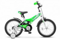 Детский велосипед Stels Jet 16" Z010 зеленый белый  2022 - магазин СпортДоставка. Спортивные товары интернет магазин в Дербенте 