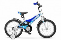 Детский велосипед Stels Jet 16" Z010 синий белый 2022 - магазин СпортДоставка. Спортивные товары интернет магазин в Дербенте 
