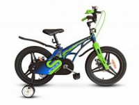 Детский велосипед Stels Galaxy Pro 16" V010 зеленый 2022 - магазин СпортДоставка. Спортивные товары интернет магазин в Дербенте 