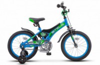 Детский велосипед Stels Jet 16" Z010 синий черный  2022 - магазин СпортДоставка. Спортивные товары интернет магазин в Дербенте 