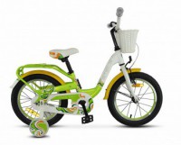 Детский велосипед Stels Pilot-190 16" V030 Зелёный жёлтый белый 2022 - магазин СпортДоставка. Спортивные товары интернет магазин в Дербенте 