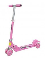Самокат Charming CMS010 4-х колесный со светящимися колесами розовый для девочки - магазин СпортДоставка. Спортивные товары интернет магазин в Дербенте 